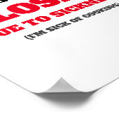 Küche Geschlossenes Poster (Ecke)