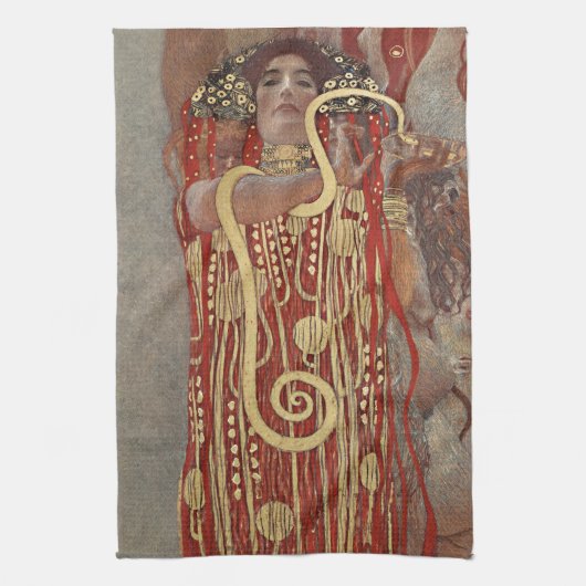 KÜCHE: GUSTAV KLIMT GESCHIRRTUCH (Vertikal)