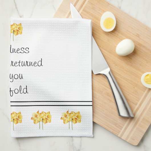 Küche Handtücher (Viertel Falte)