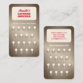 Küche Imitate Nahrung gratis Vintag Visitenkarte (Vorne/Hinten)