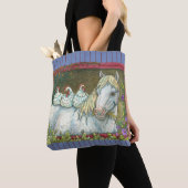KÜCHE IN DER STABILEN, PFERDE TOTE BAG Blue Tasche (Von Nahem)