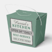 Küche - individuelle Name - Geschenkschachteln (Rückseite)