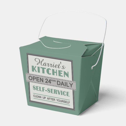 Küche - individuelle Name - Geschenkschachteln (Vorderseite)