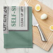 Küche - individuelle Name - Handtuch (Viertel Falte)