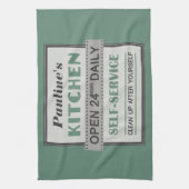 Küche - individuelle Name - Handtuch (Vertikal)