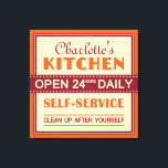 Küche - individuelle Name - Leinwand<br><div class="desc">Ändern Sie das Textfeld in das gewollt Textfeld. Sehen Sie in meinem Shop für weitere Artikel und Farbwahl mit diesem Design.</div>