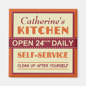 Küche - individuelle Name - Magnet (Vorne)