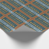 Küche - individuelle Name - Packpapier (Ecke)