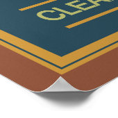 Küche - individuelle Name - Poster (Ecke)