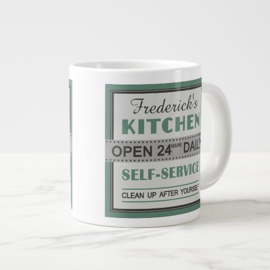 Küche - individuelle Name - Tasse (Vorderseite Rechts)