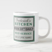 Küche - individuelle Name - Tasse (Rechts)