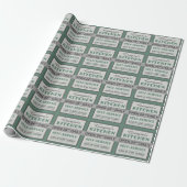 Küche - individuelle Name - Verpackungspapier Geschenkpapier (Ungerollt)