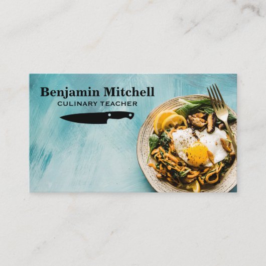 Küche | Koch Knife Visitenkarte (Vorderseite)