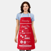 Küche Kochen Zuhause gebacken Apple Pie Rezept Schürze (Getragen)