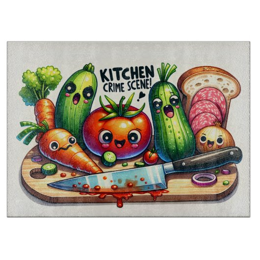 Küche Krimsküche gehacktes Gemüse Schneidebrett (Vorderseite)