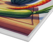 Küche Krimsküche gehacktes Gemüse Schneidebrett (Ecke)