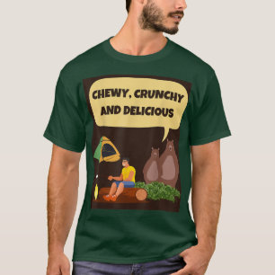 KÜCHE, KRUNCHIE UND KÖSTLICHE Camping hungrige Bär T-Shirt