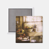 Küche - Küche aus den 30er Jahren Magnet (Vorderseite/Rückseite)