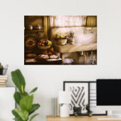 Küche - Küche aus den 30er Jahren Poster (Heimbüro)