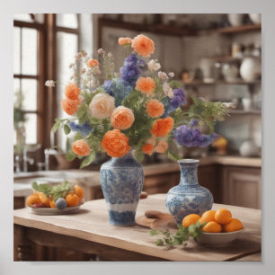 Küche Kulinarische Vintage Küche Poster