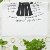 Küche Kunst Italienisches Espresso Kaffeekanne Esp Geschirrtuch (Gefaltet)