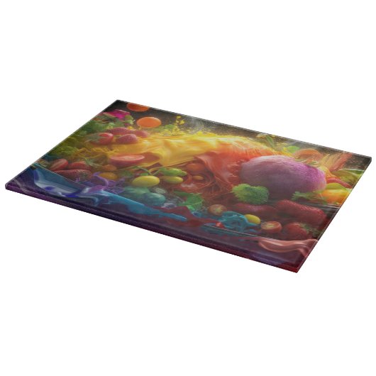 Küche Lebensmittel Gemüsezuschnitt Schneidebrett (Ecke)