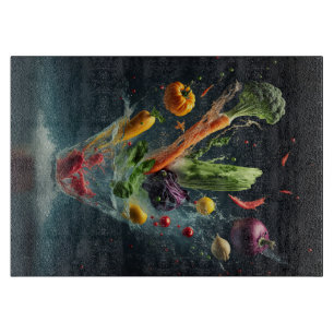 Küche Lebensmittel Gemüsezuschnitt Schneidebrett