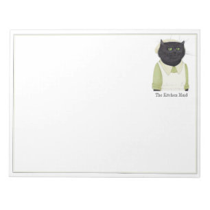 KÜCHE MAID CAT 11x8.5 Notepad Notizblock