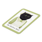 KÜCHE MAID CAT 3x4 Flexible Magnet + Text (Linke Seite)
