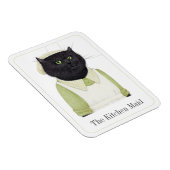 KÜCHE MAID CAT 3x4 Flexible Magnet + Text II (Rechte Seite)
