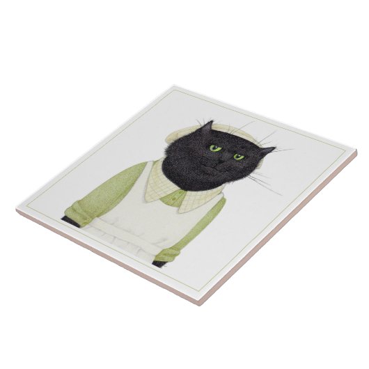 KÜCHE MAID CAT 6" Square Keramik Tile Fliese (Seite)