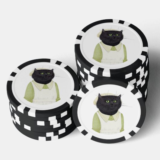KÜCHE MAID CAT-Poker-Chips Pokerchips (Stapel)