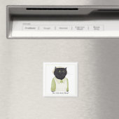 KÜCHE MAID CAT Square Magnet + Text II (In Situ (Geschirrspüler))