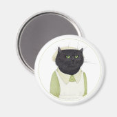 KÜCHE MAL CAT Round Magnet II (Vorderseite/Rückseite)
