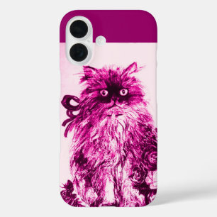 KÜCHE MIT FUCHSIA PINK ROSES, Lila iPhone 16 Hülle
