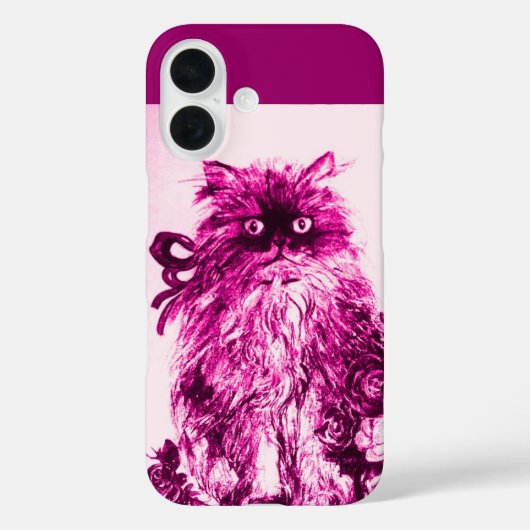 KÜCHE MIT FUCHSIA PINK ROSES, Lila Case-Mate iPhone Hülle (Rückseite)