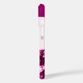 KÜCHE MIT FUCHSIA PINK ROSES, Lila Case-Mate iPhone Hülle (Rückseite / Links)