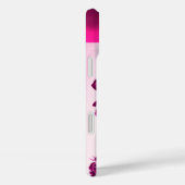 KÜCHE MIT FUCHSIA-PINKROSEN KronenMonogramm Case-Mate iPhone Hülle (Rückseite / Rechts)