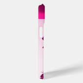 KÜCHE MIT FUCHSIA-PINKROSEN KronenMonogramm Case-Mate iPhone Hülle (Rückseite / Rechts)