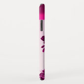 KÜCHE MIT FUCHSIA-PINKROSEN KronenMonogramm Case-Mate iPhone Hülle (Hinten/Rechts)