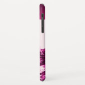 KÜCHE MIT FUCHSIA-PINKROSEN KronenMonogramm Case-Mate iPhone Hülle (Hinten/Links)