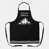 Küche mit Kaffee Schürze (Vorderseite)