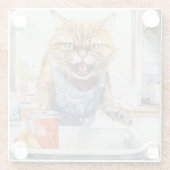 KÜCHE MIT KÜCHE GLASUNTERSETZER (Rückseite)