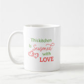 Küche mit Liebe Design Coffee Tasse Cup (Links)