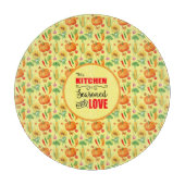 Küche mit Liebe Gemüseanbau Schneidebrett (Vorderseite)