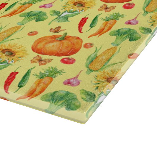 Küche mit Liebe Gemüseanbau Schneidebrett (Ecke)