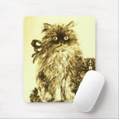 KÜCHE MIT ROSE, braun und weiß Mousepad (Mit Mouse)