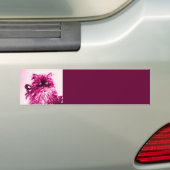 KÜCHE MIT ROSE, rosa Fuchsienweiß Autoaufkleber (Auf Auto)