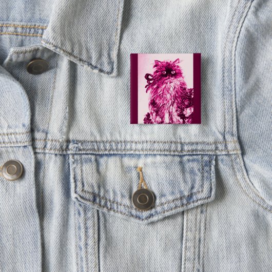 KÜCHE MIT ROSE, rosa Fuchsienweiß Button (Beispiel)