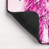 KÜCHE MIT ROSE, rosa Fuchsienweiß Mousepad (Ecke)